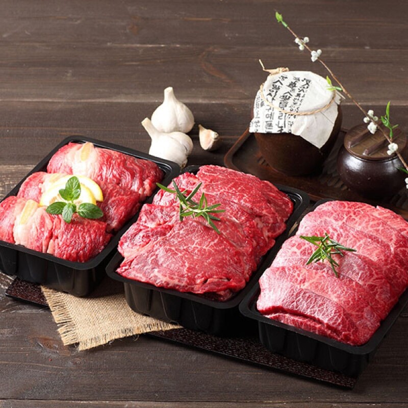 횡성한우쇼핑몰.com,횡성한우 로스세트3호 (1등급이상)